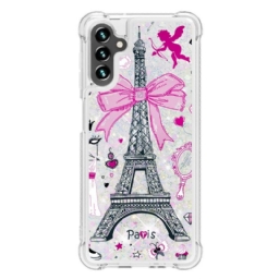 Kuori Samsung Galaxy A13 5G Eiffel-tornin Paljetteja