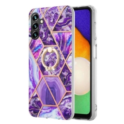 Kuori Samsung Galaxy A13 5G Geometrinen Marmori Rengastuella