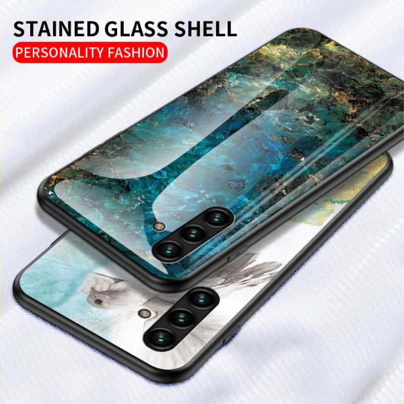 Kuori Samsung Galaxy A13 5G Marble Tempered Glass