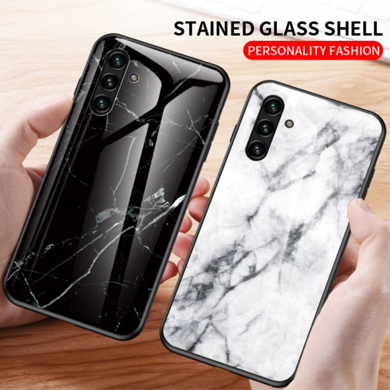 Kuori Samsung Galaxy A13 5G Marble Tempered Glass