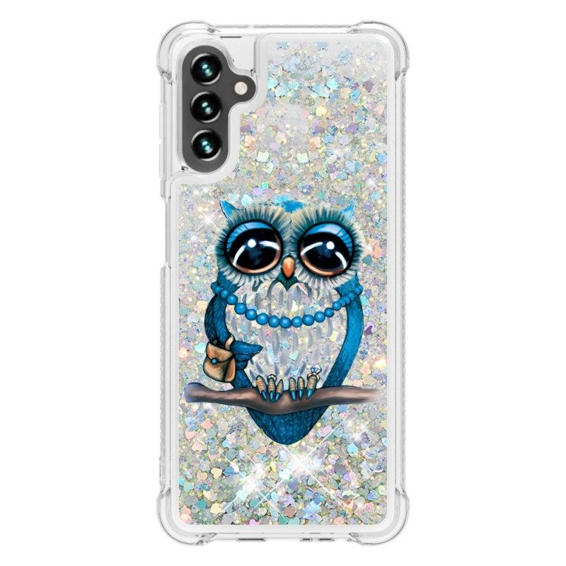 Kuori Samsung Galaxy A13 5G Miss Owl Glitter