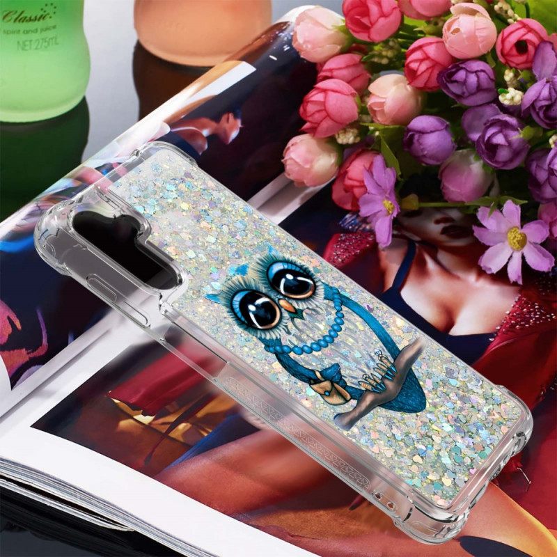 Kuori Samsung Galaxy A13 5G Miss Owl Glitter