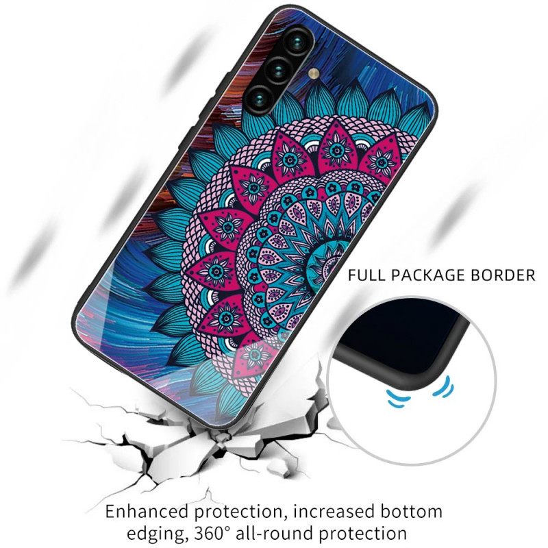 Kuori Samsung Galaxy A13 5G Tempered Glass Mandala