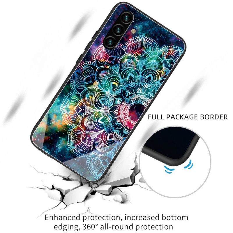 Kuori Samsung Galaxy A13 5G Tempered Glass Mandala