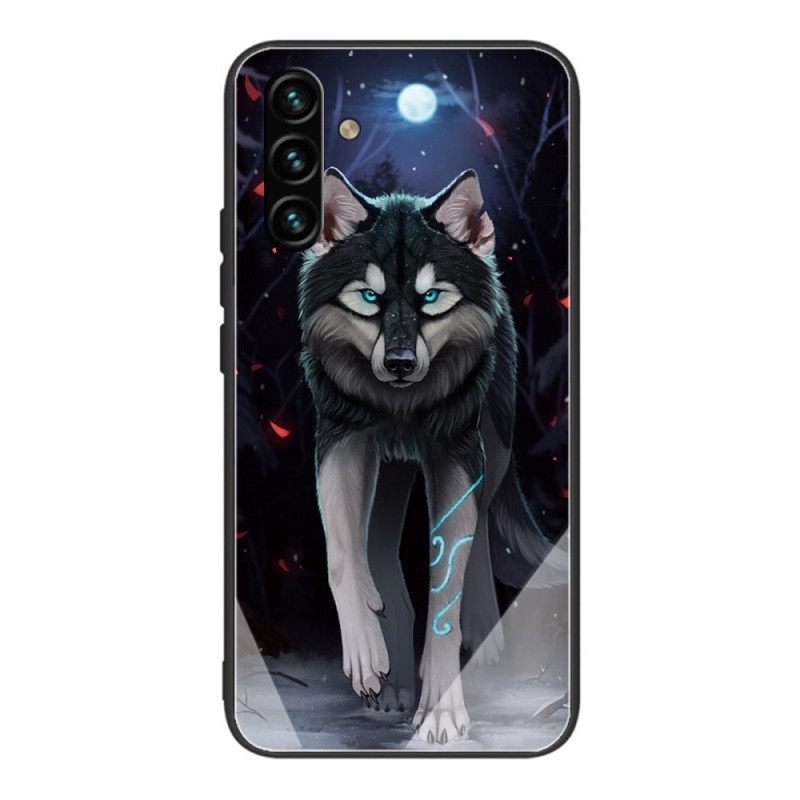 Kuori Samsung Galaxy A13 5G Tempered Glass Wolf