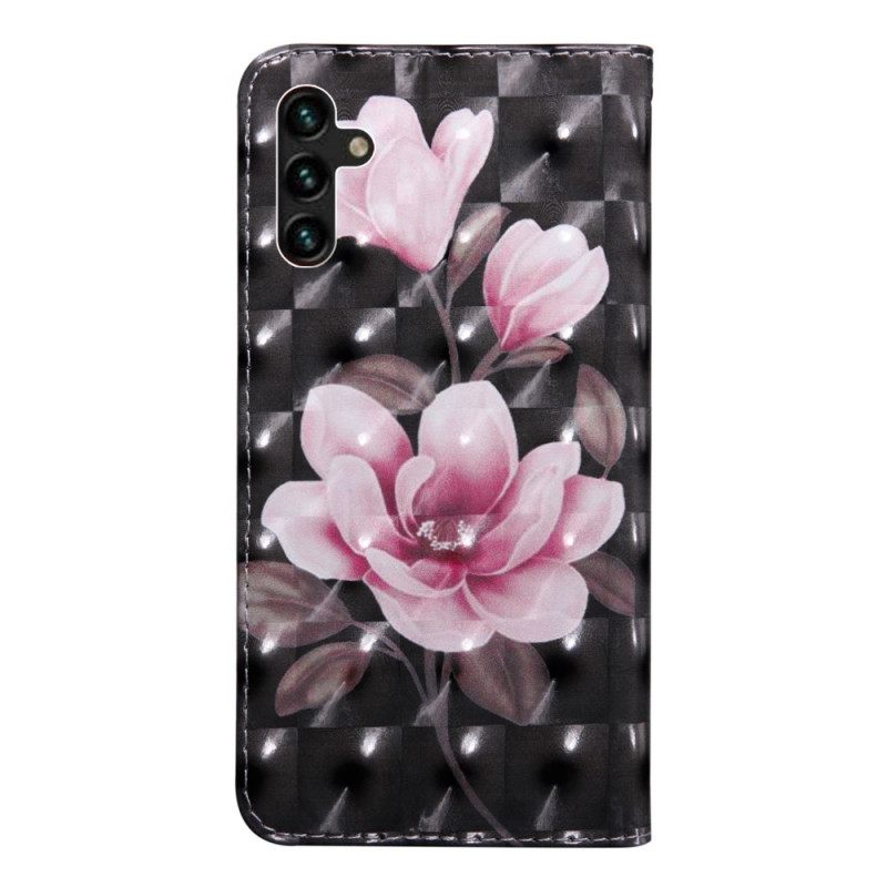 Nahkakotelo Samsung Galaxy A13 5G Flowers Blossom