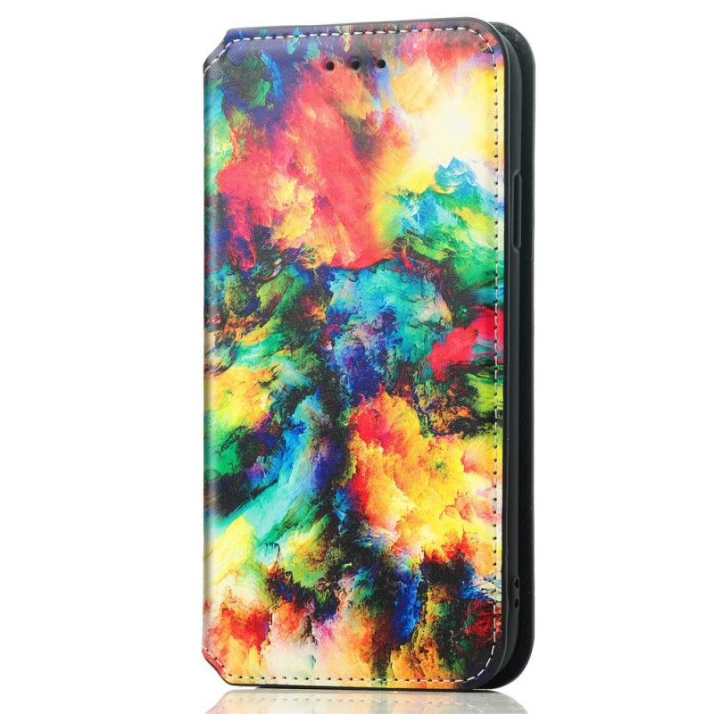 Puhelinkuoret Samsung Galaxy A13 5G Kotelot Flip Design Rfid Caseneo