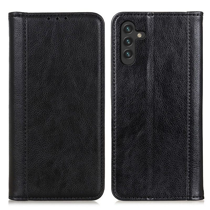 Puhelinkuoret Samsung Galaxy A13 5G Kotelot Flip Elegance Split Litchi Leather