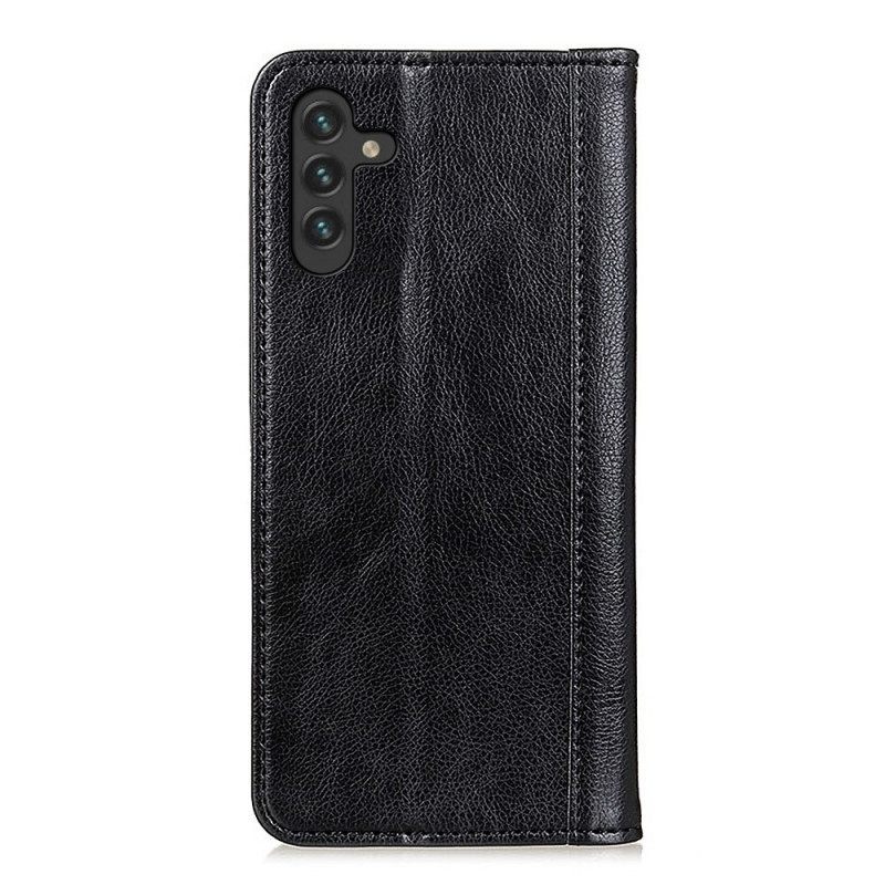 Puhelinkuoret Samsung Galaxy A13 5G Kotelot Flip Elegance Split Litchi Leather