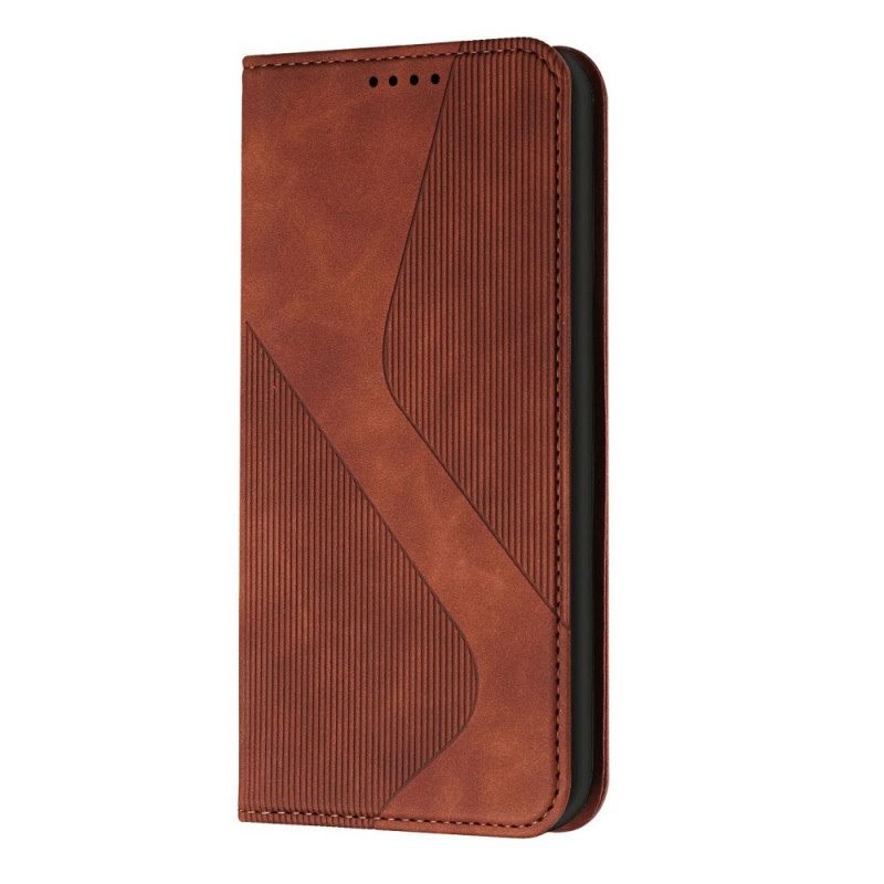 Puhelinkuoret Samsung Galaxy A13 5G Kotelot Flip Style Leather S-design