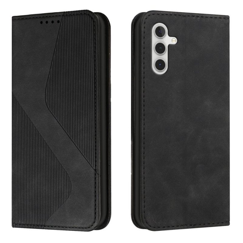 Puhelinkuoret Samsung Galaxy A13 5G Kotelot Flip Style Leather S-design