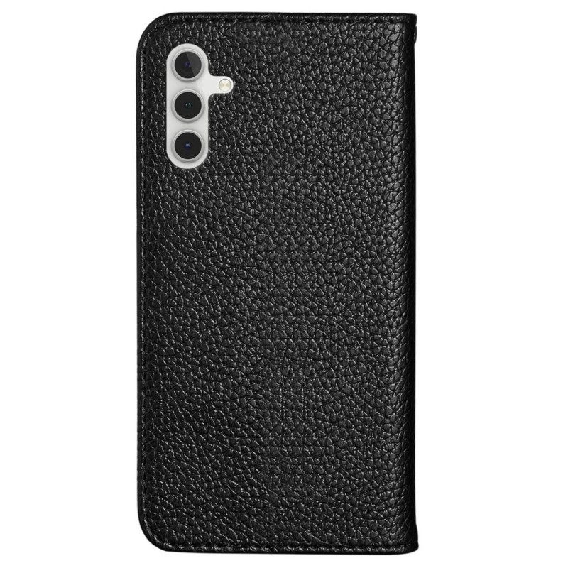 Puhelinkuoret Samsung Galaxy A13 5G Kotelot Flip Ultra Chic Litchi Faux Leather