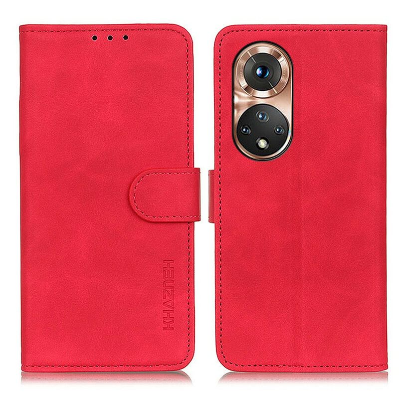 Flip Case Huawei Nova 9 / Honor 50 Vintage Leather Effect Khazneh