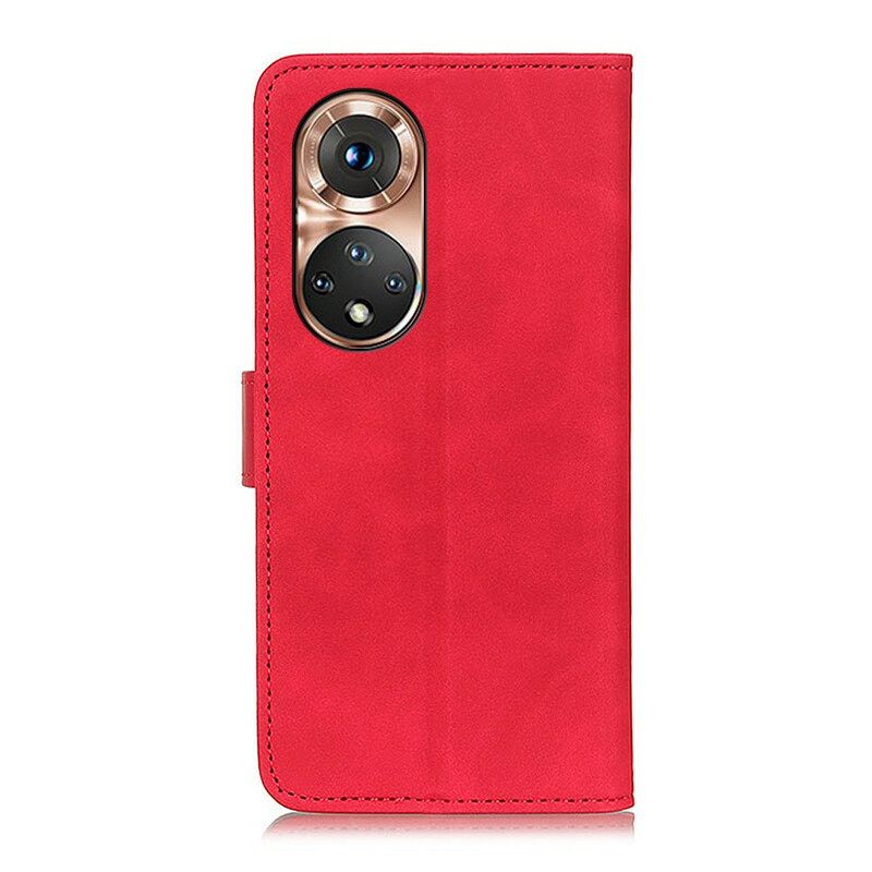 Flip Case Huawei Nova 9 / Honor 50 Vintage Leather Effect Khazneh