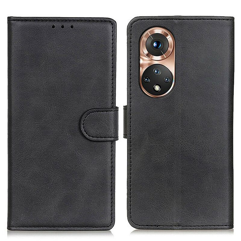 Kotelot Huawei Nova 9 / Honor 50 Faux Leather Mattapintainen Viimeistely