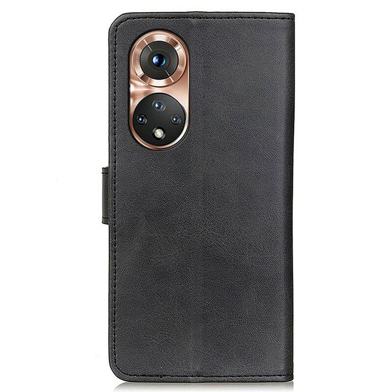 Kotelot Huawei Nova 9 / Honor 50 Faux Leather Mattapintainen Viimeistely