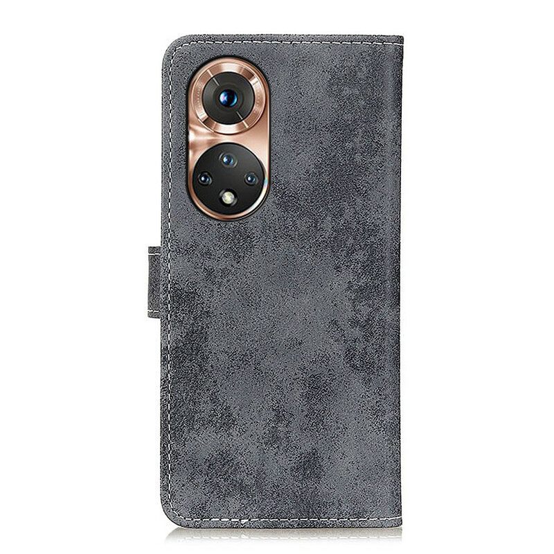 Kotelot Huawei Nova 9 / Honor 50 Vintage Leather Effect