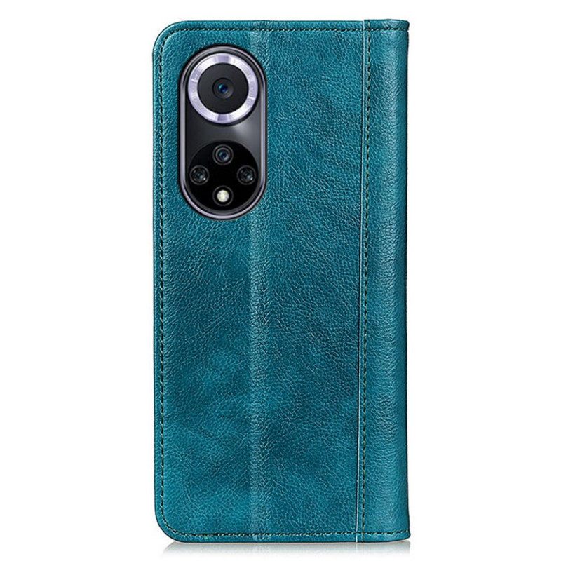 Puhelinkuoret Huawei Nova 9 / Honor 50 Kotelot Flip Elegance Split Litchi Leather