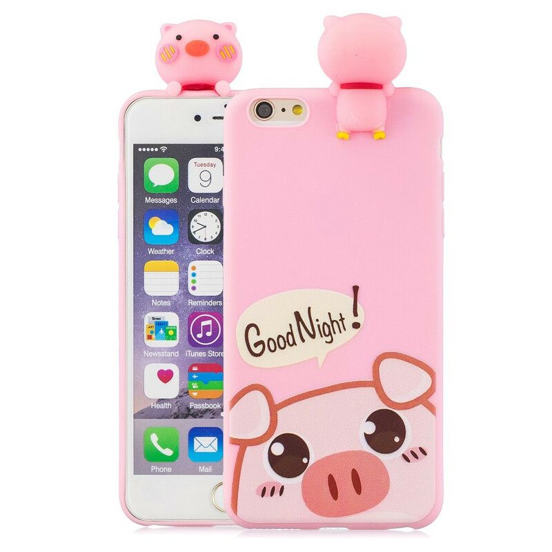 Kuori iPhone 6 / 6S Apollo The Pig 3d