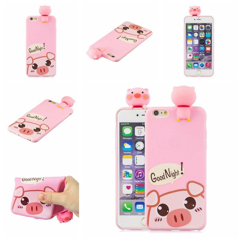 Kuori iPhone 6 / 6S Apollo The Pig 3d