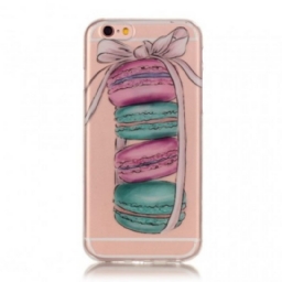 Kuori iPhone 6 / 6S Transparent Gourmet Macarons