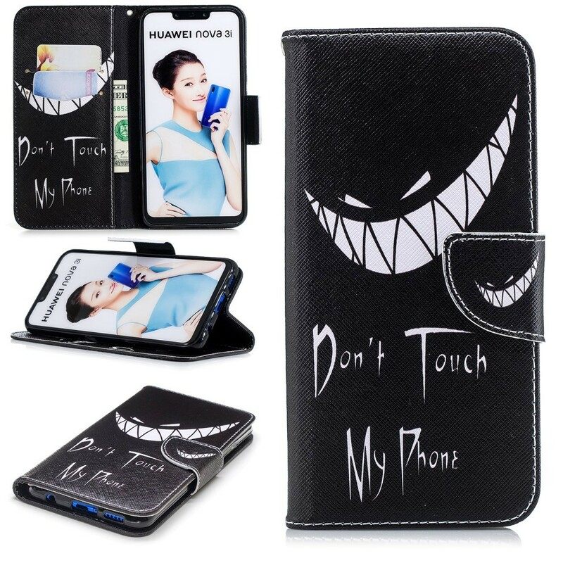 Flip Case Huawei P Smart Plus Devil Puhelin