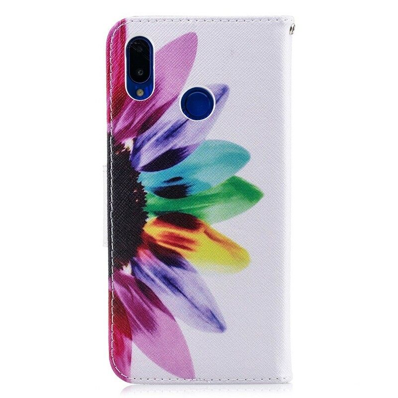 Flip Case Huawei P Smart Plus Flower Watercolour