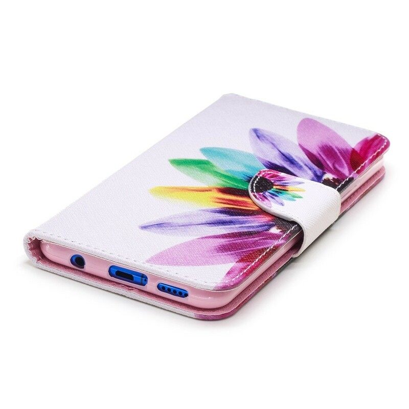 Flip Case Huawei P Smart Plus Flower Watercolour