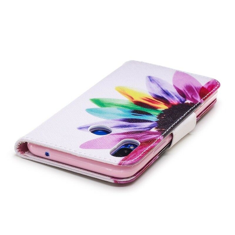 Flip Case Huawei P Smart Plus Flower Watercolour