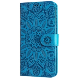 Nahkakotelo Oneplus 12r Upea Mandala Hihnalla