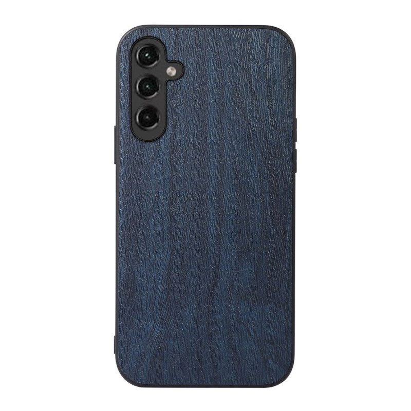 Kuori Samsung Galaxy A14 / A14 5G Faux Leather Wood Effect