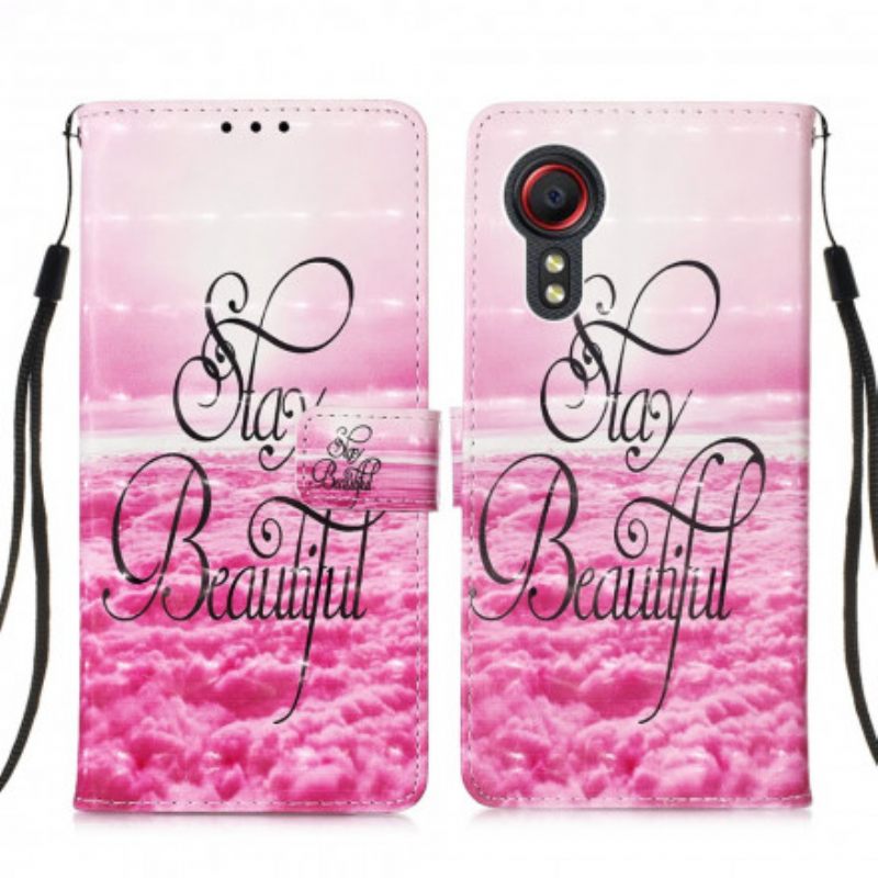 Flip Case Samsung Galaxy XCover 5 Pysy Kauniina