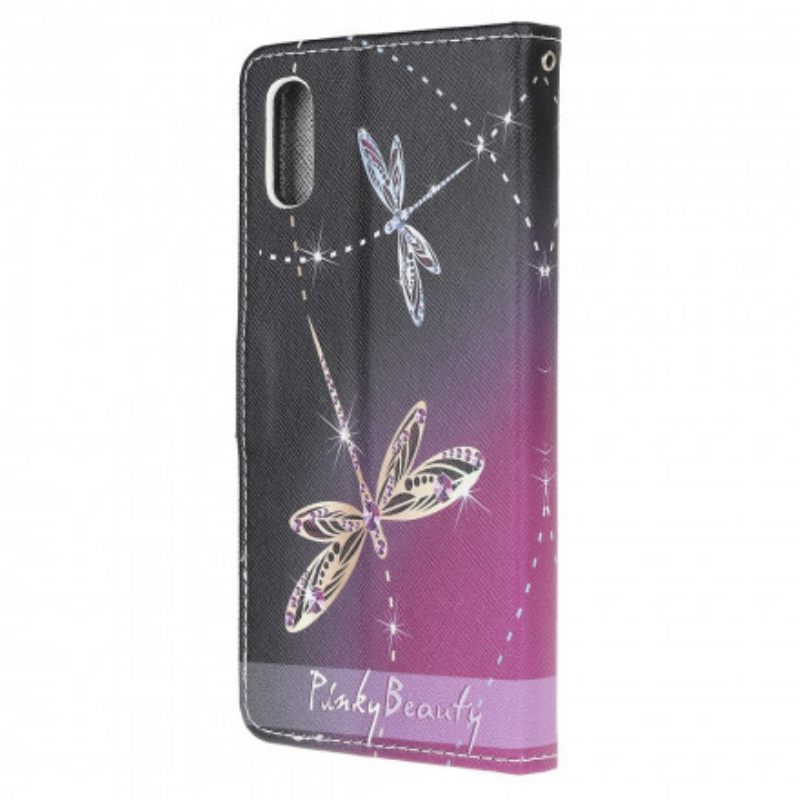 Kotelot Samsung Galaxy XCover 5 Suojaketju Kuori Strappy Dragonflies