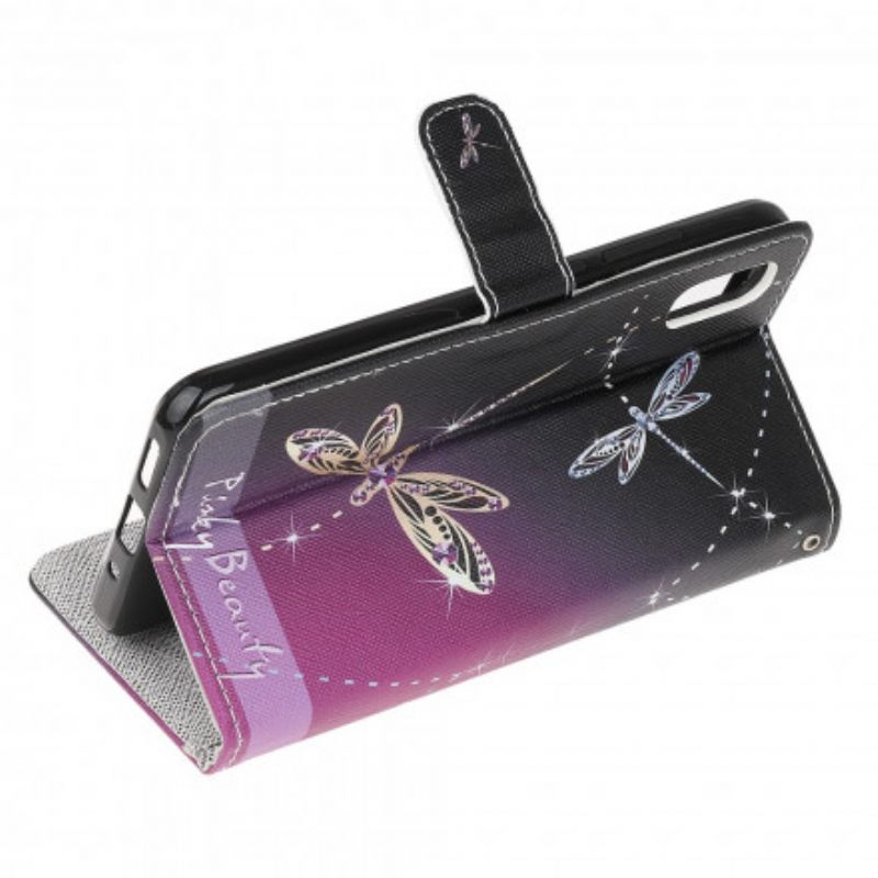 Kotelot Samsung Galaxy XCover 5 Suojaketju Kuori Strappy Dragonflies