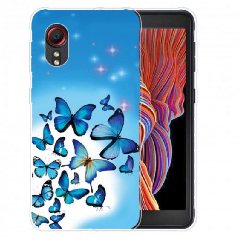 Kuori Samsung Galaxy XCover 5 Butterflies Perhoset