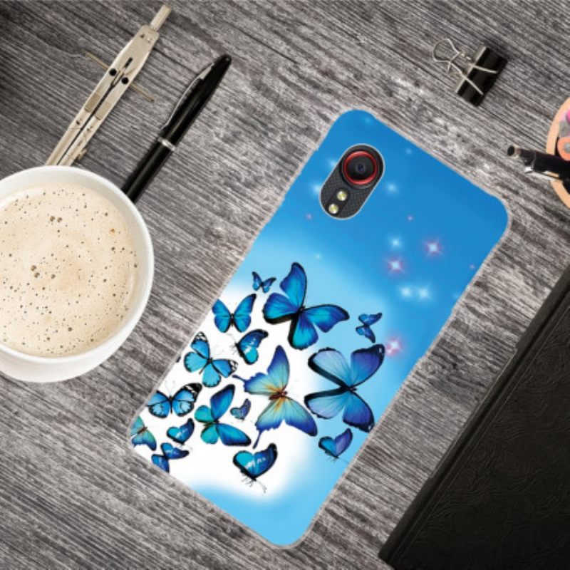 Kuori Samsung Galaxy XCover 5 Butterflies Perhoset