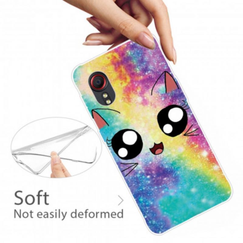 Kuori Samsung Galaxy XCover 5 Cat Cartoon