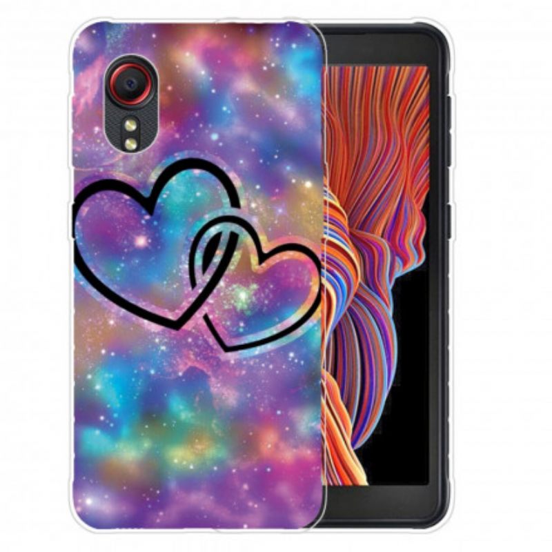 Kuori Samsung Galaxy XCover 5 Chaised Hearts