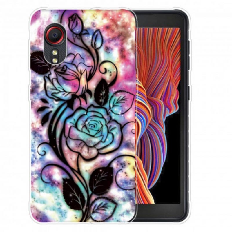 Kuori Samsung Galaxy XCover 5 Flower Graphic