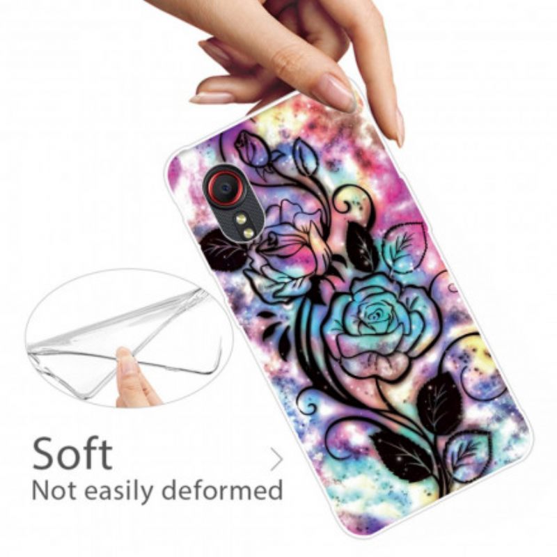 Kuori Samsung Galaxy XCover 5 Flower Graphic