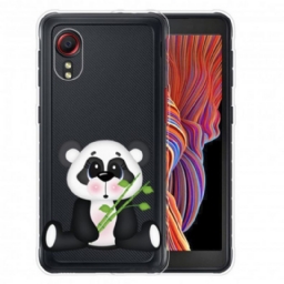 Kuori Samsung Galaxy XCover 5 Transparent Sad Panda