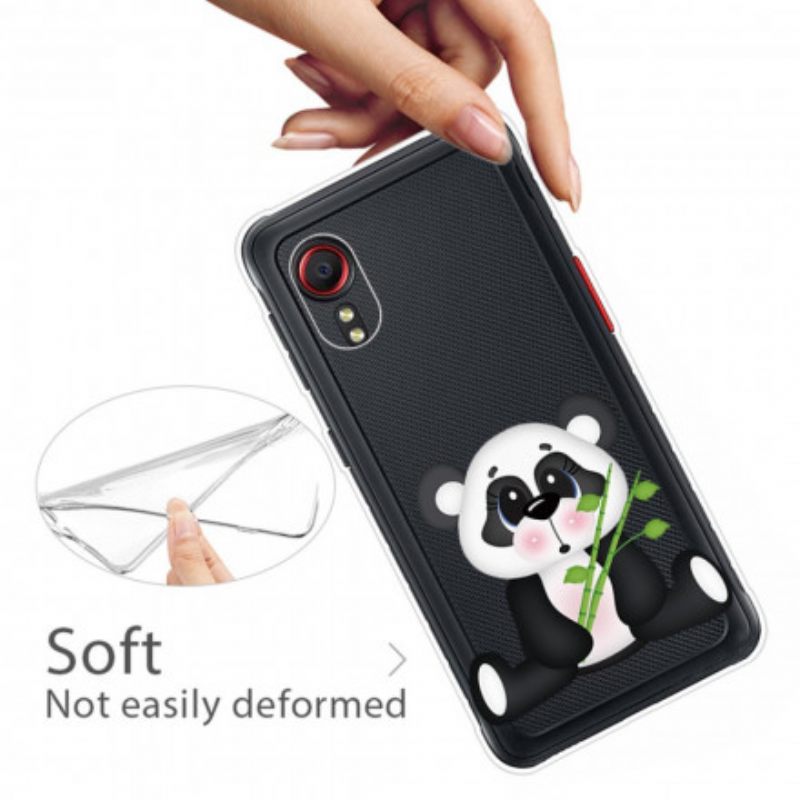 Kuori Samsung Galaxy XCover 5 Transparent Sad Panda