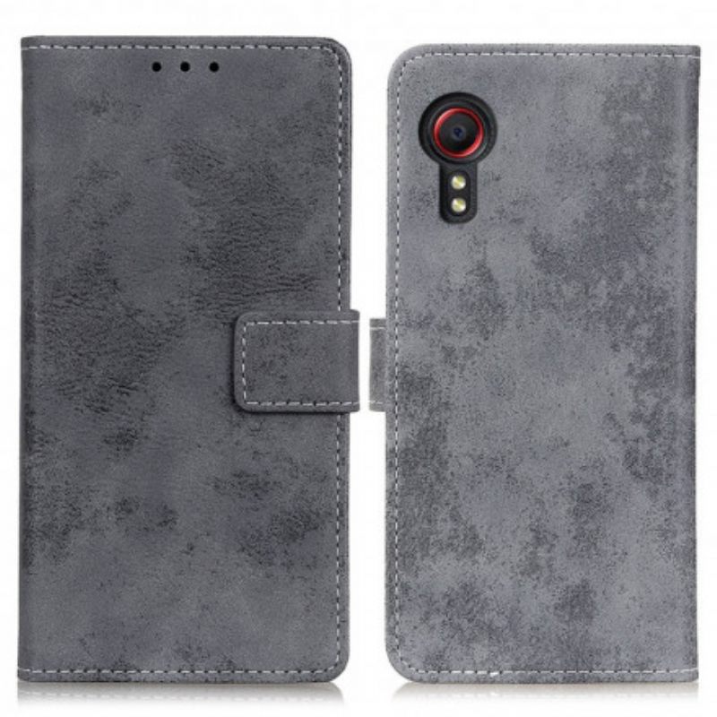 Nahkakotelo Samsung Galaxy XCover 5 Faux Leather Vintage