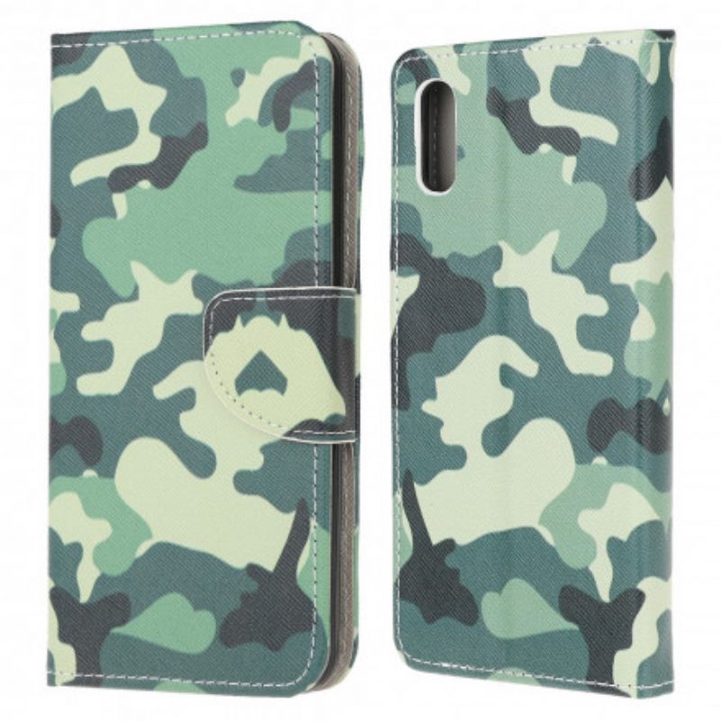 Nahkakotelo Samsung Galaxy XCover 5 Military Camouflage