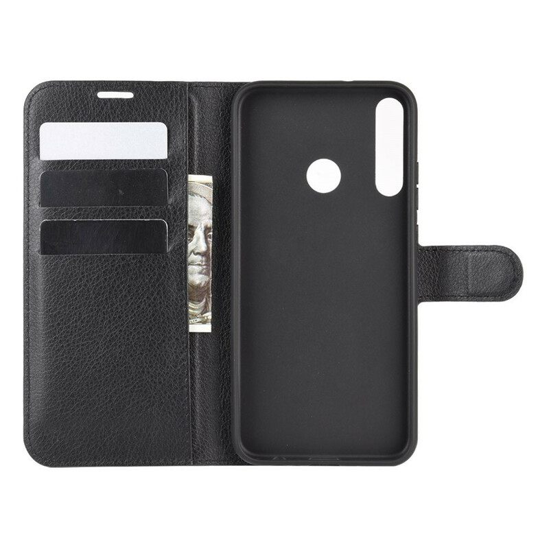 Flip Case Huawei P40 Lite E / Huawei Y7p Classic Litchi Faux Leather