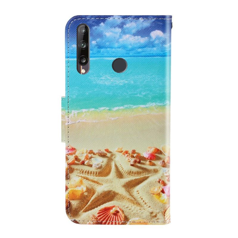 Kotelot Huawei P40 Lite E / Huawei Y7p Suojaketju Kuori Beach Lanyardissa