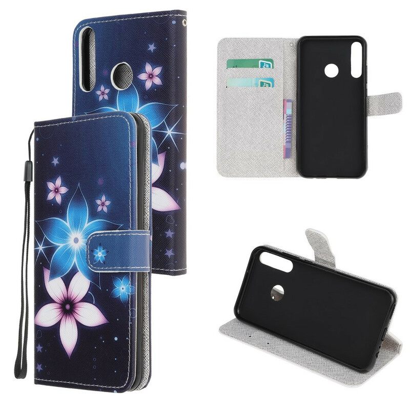 Kotelot Huawei P40 Lite E / Huawei Y7p Suojaketju Kuori Lunar Strap Flowers