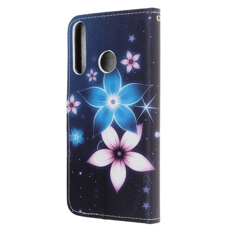 Kotelot Huawei P40 Lite E / Huawei Y7p Suojaketju Kuori Lunar Strap Flowers