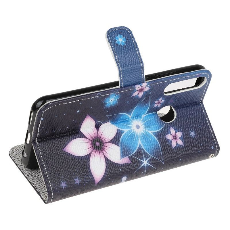 Kotelot Huawei P40 Lite E / Huawei Y7p Suojaketju Kuori Lunar Strap Flowers