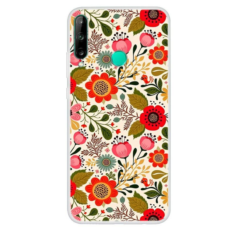 Kuori Huawei P40 Lite E / Huawei Y7p Floral Tapestry